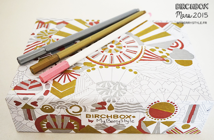 Birchbox mars 2015 color your box 