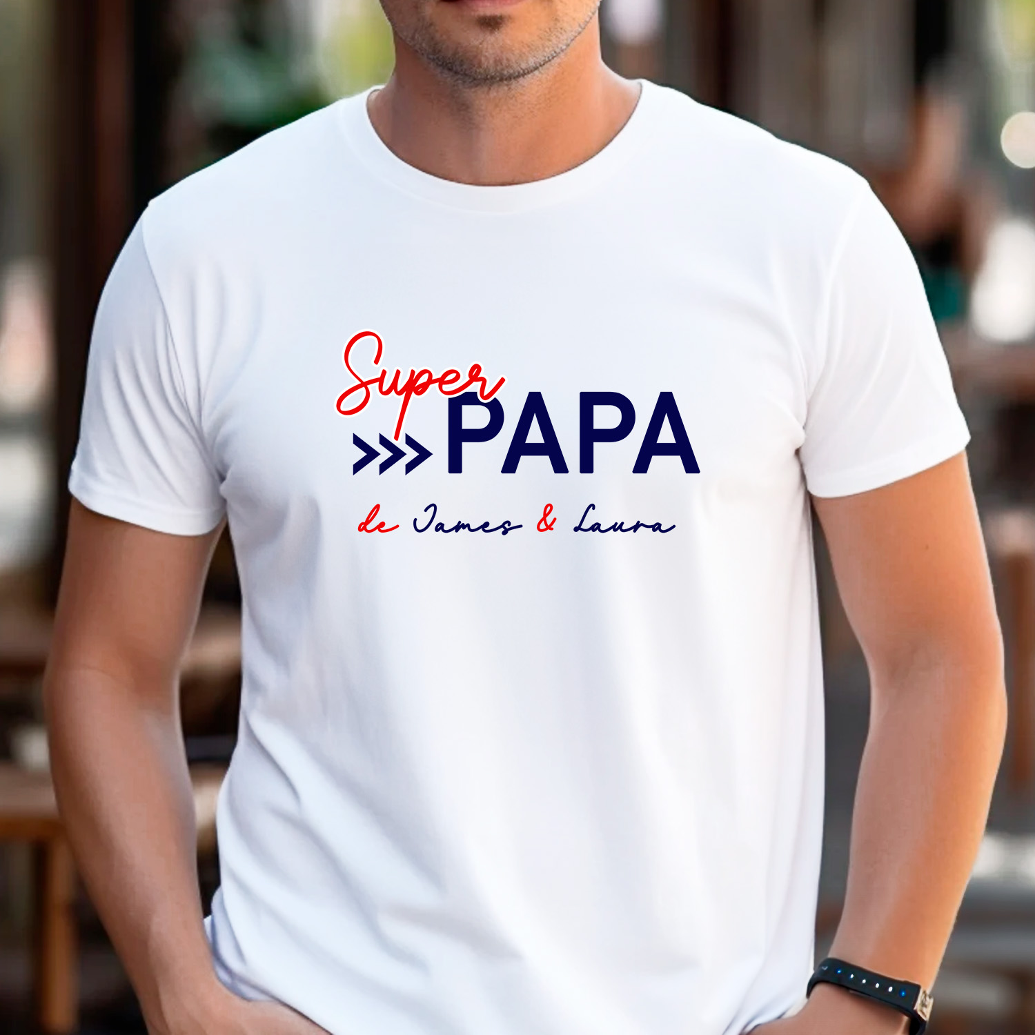t-shirt-super-papa-personnalisé-prénom-enfants-coeur-année-idée-cadeau-1